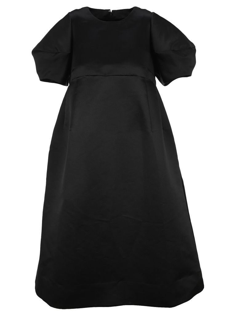 Comme Des Garcons Puff Sleeves Midi Dress