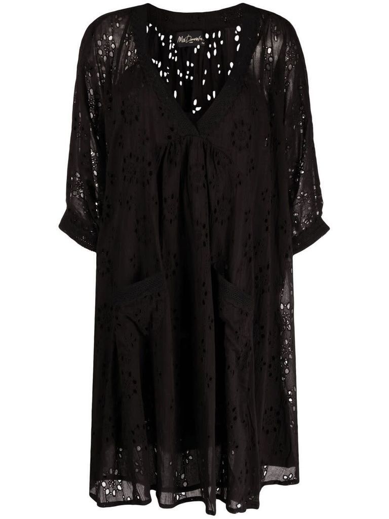 Beaurevoir Black Perforated Dress