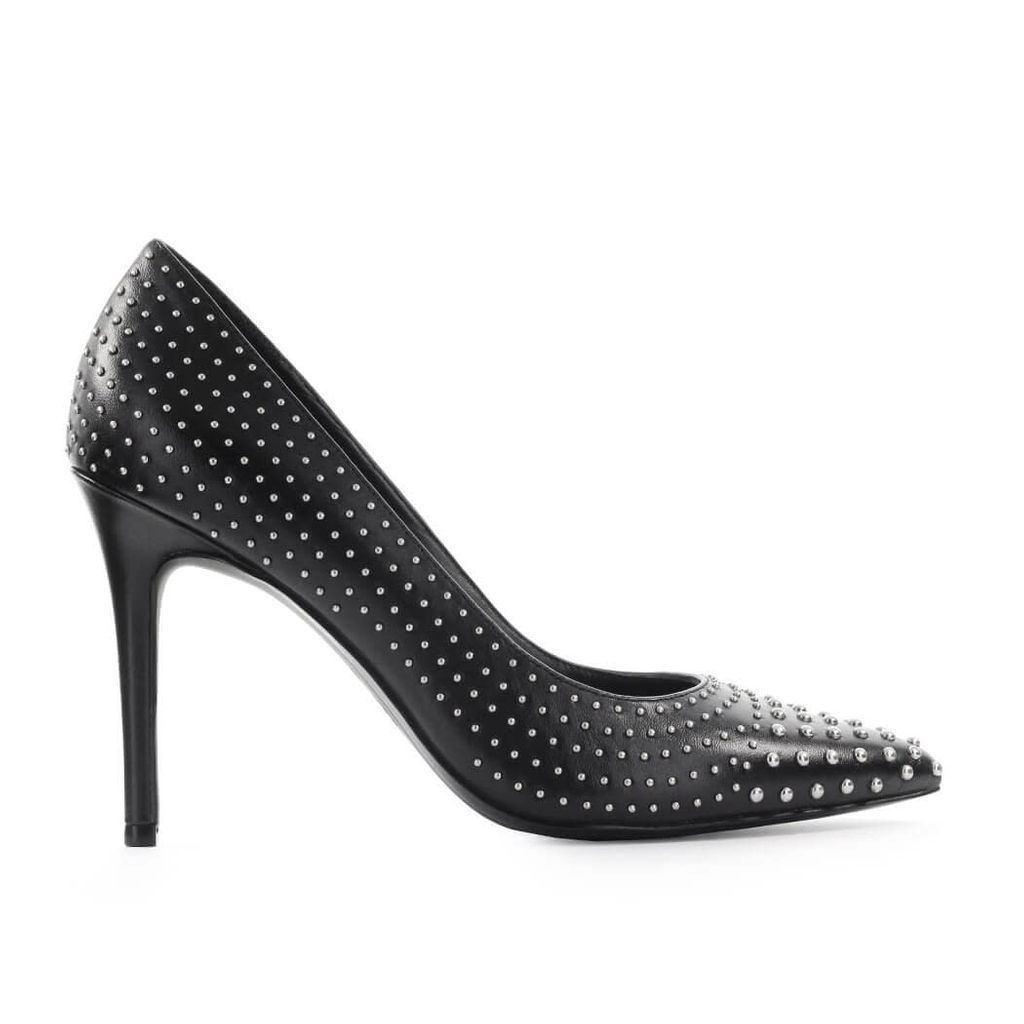 Claire Black Pump With Studs