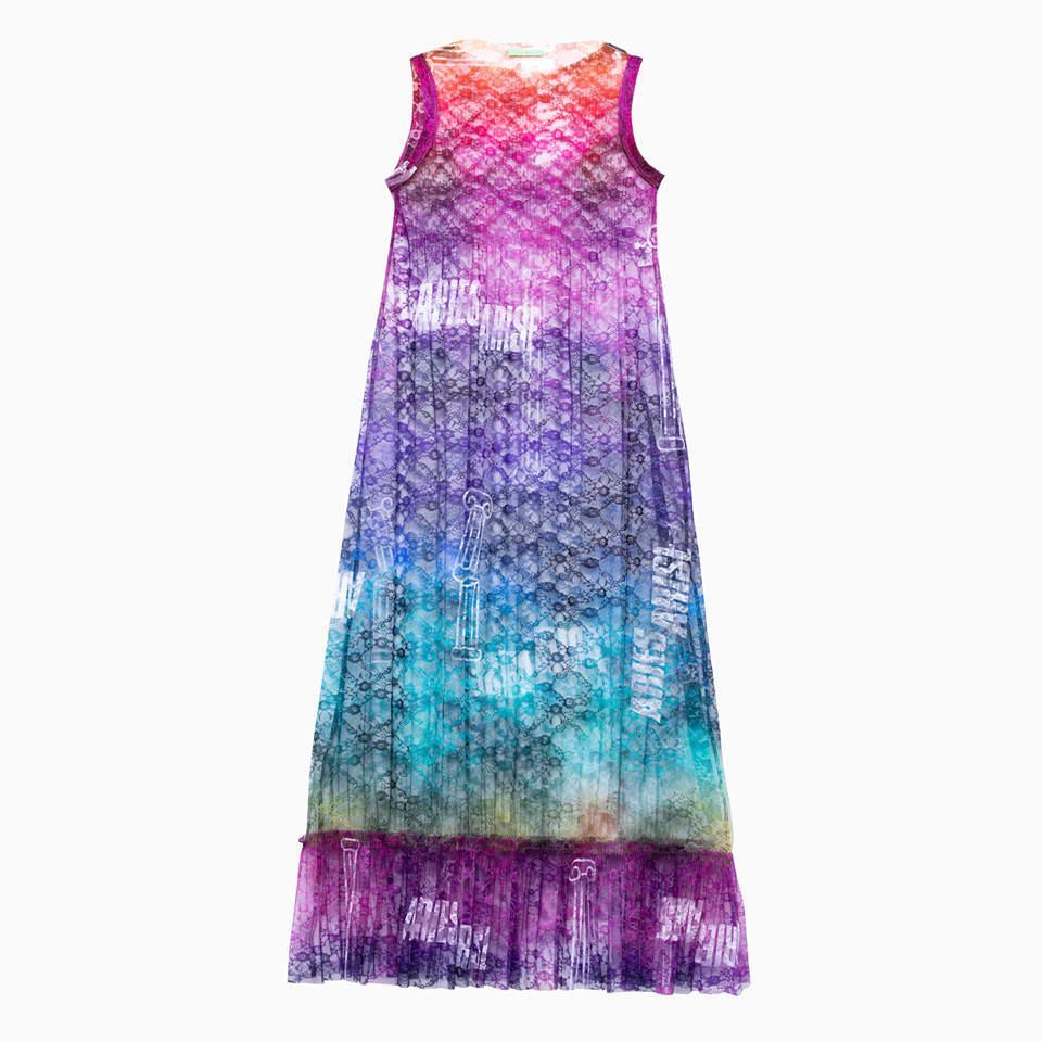 Pleated Lace Maxi Shift Dress Srar50020 Aries
