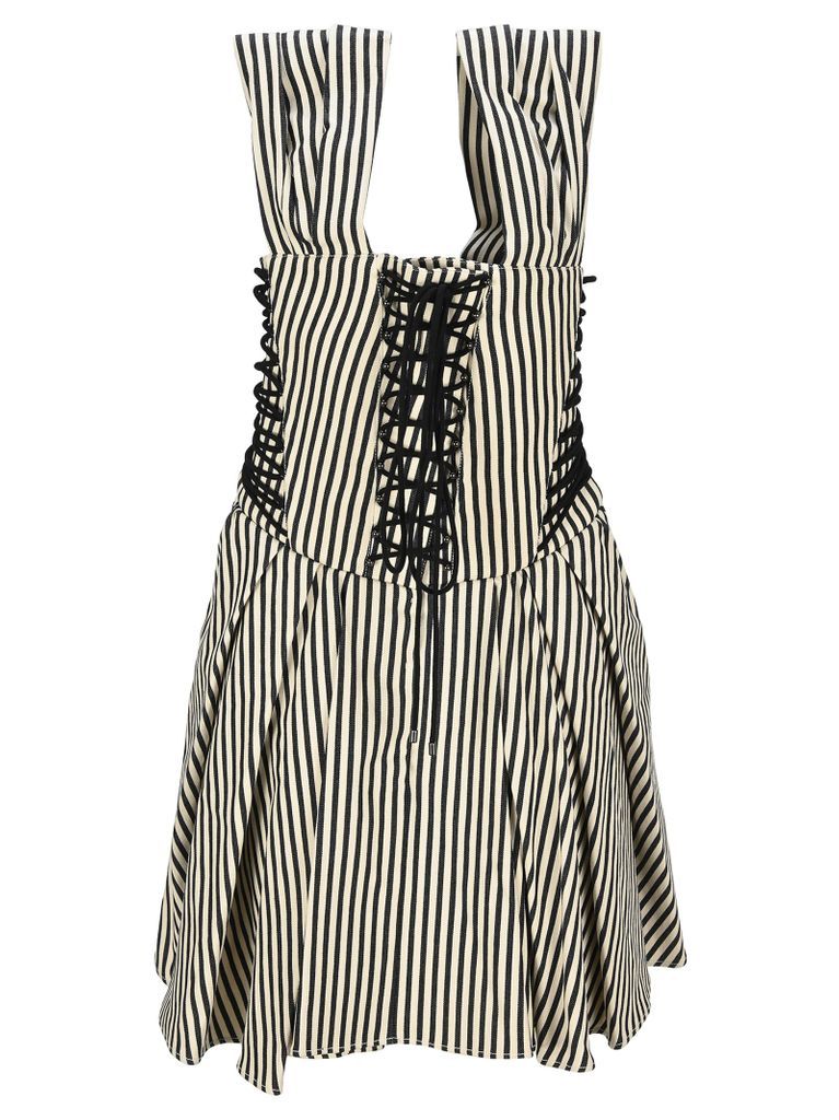 Philosophy Striped Dress With Strings