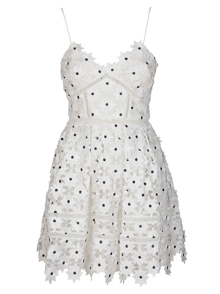 White Daisy Lace Azalea Mini Dress