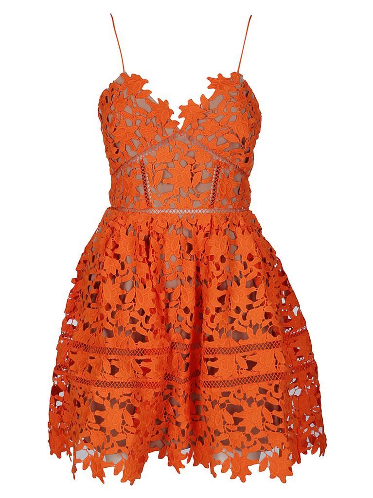 Fluo Orange Azalea Mini Dress