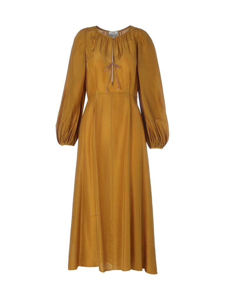 Habotai Silk Long Dress