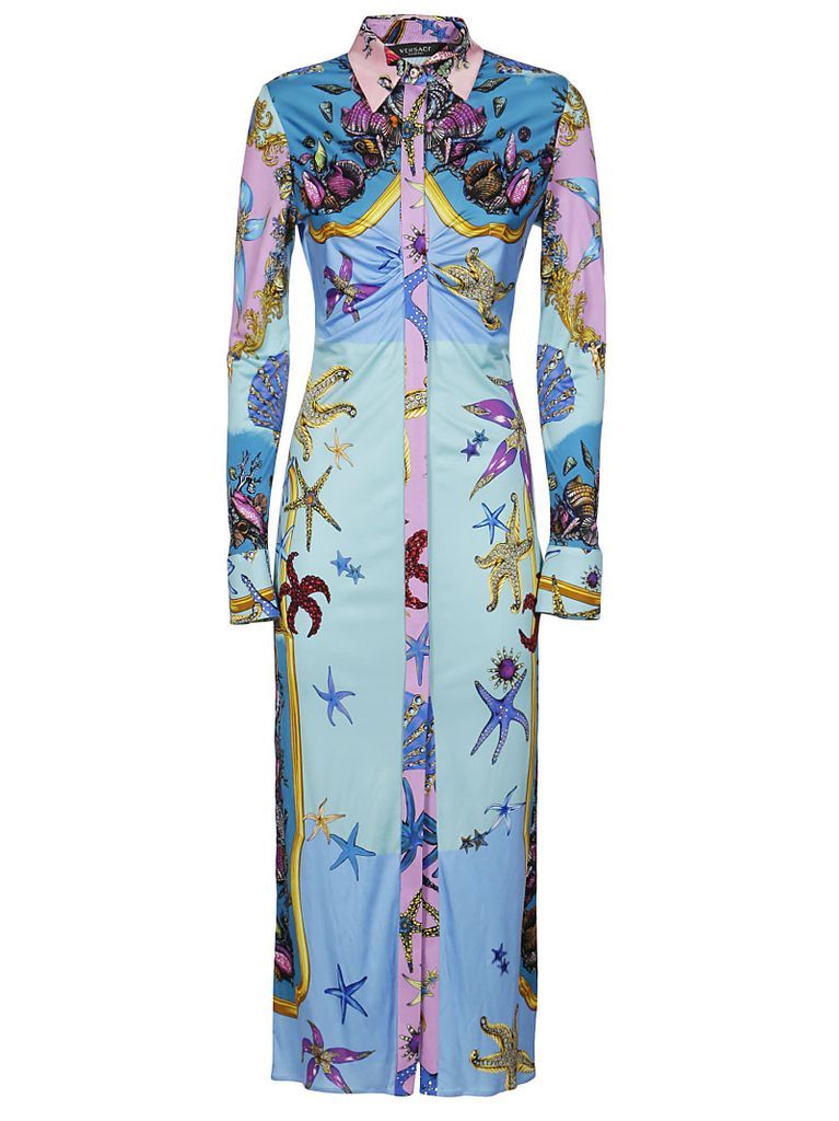 Multicolor Silk Dress