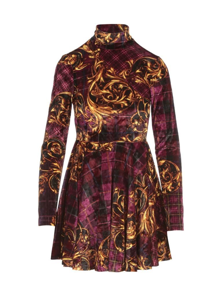 Highland Printing Velvet L/s Dress