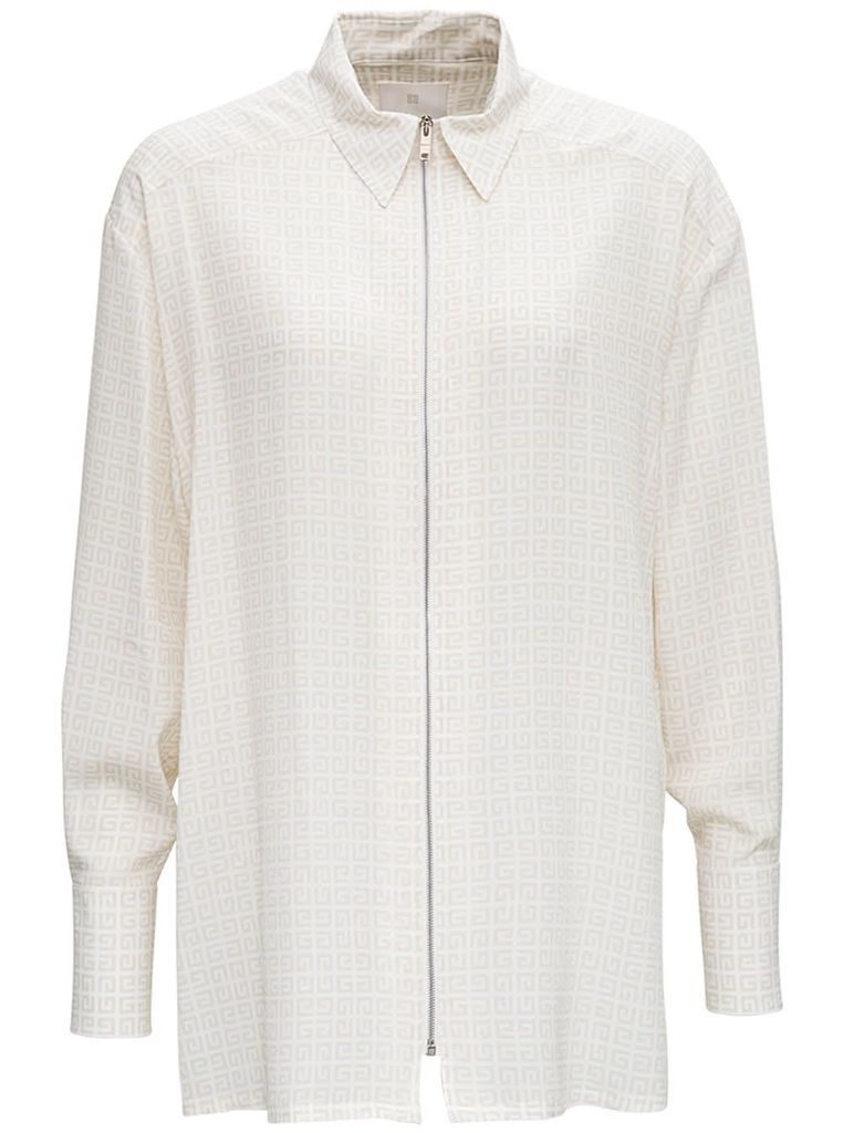 4g White Silk Shirt