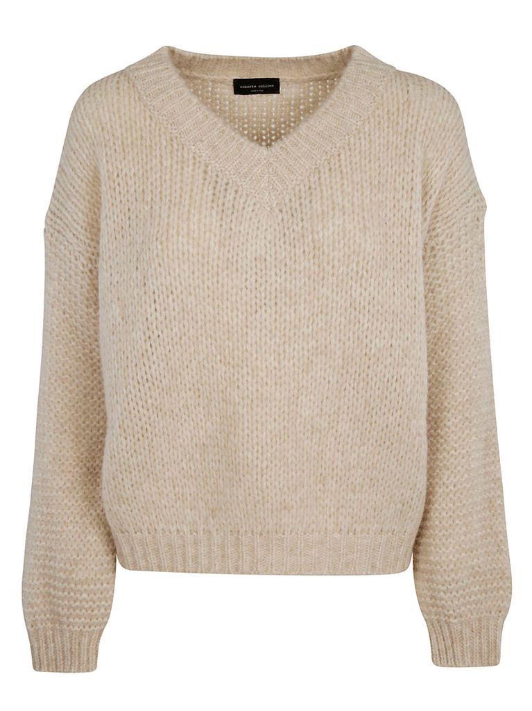Boxy V-neck Sweater