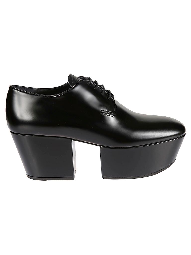 Block Heel Lace-up Shoes
