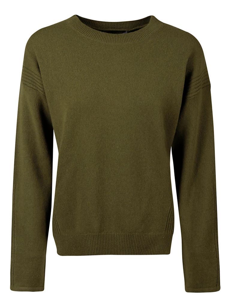 Side Slit Ribbed Plain Sweater