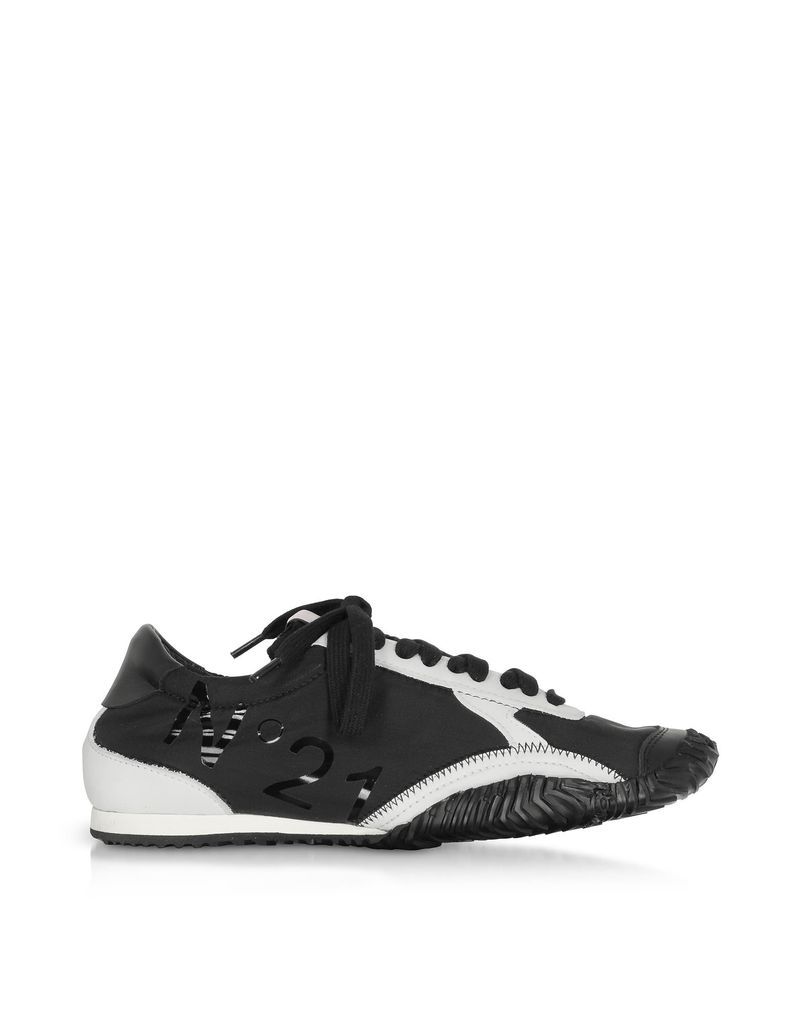 Strike Calf Leather & Synthetic Womens Sneakers