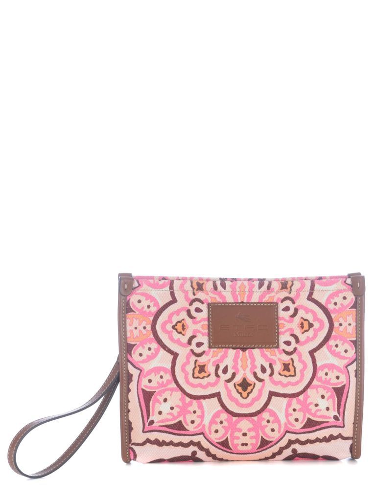 Necessaire Etro In Tessuto Canvas