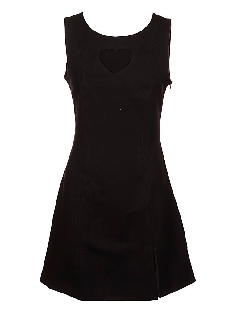 Sleeveless Dress With Heart Shaped Cut Outs