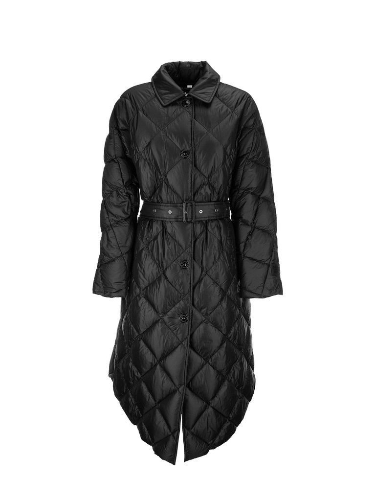Mablethorpe - Diamond Quilted Coat In Nylon Canvas