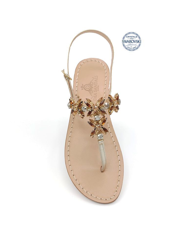 Bagni Di Tiberio Jewel Thong Sandals