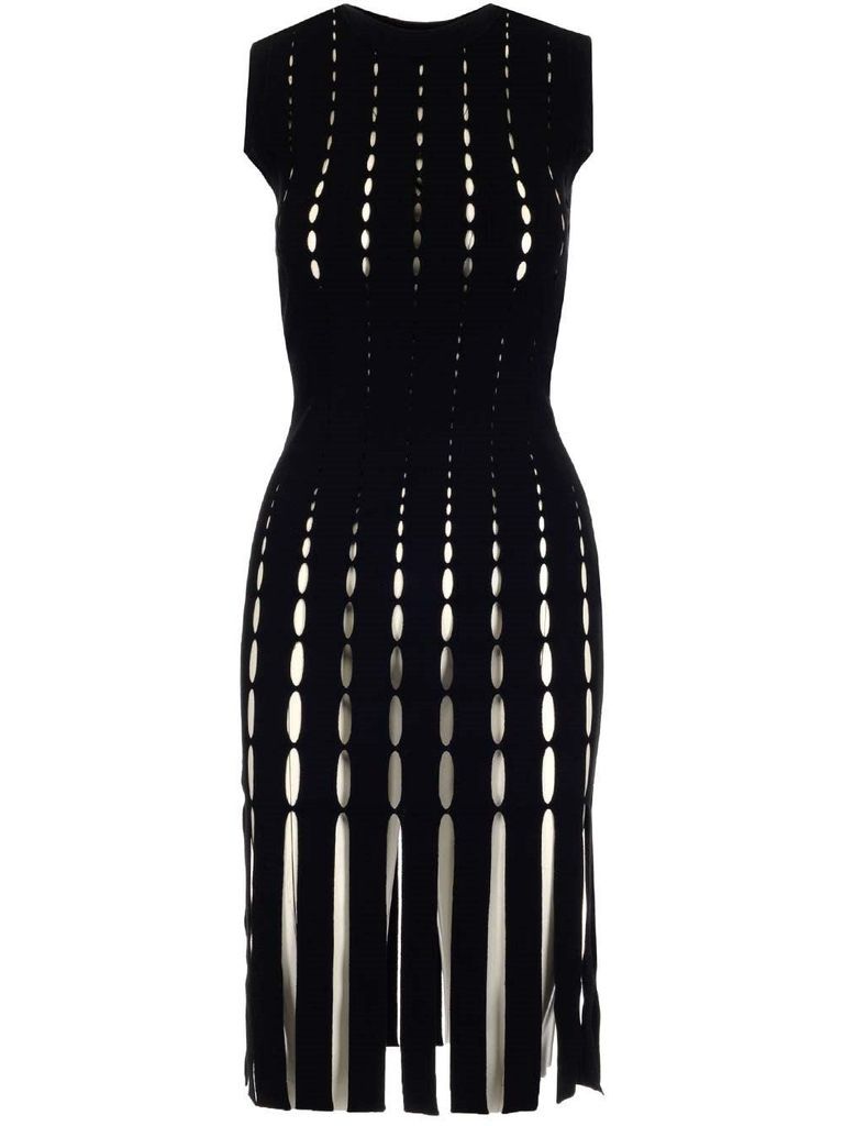 Cut Out Detailed Midi Dress
