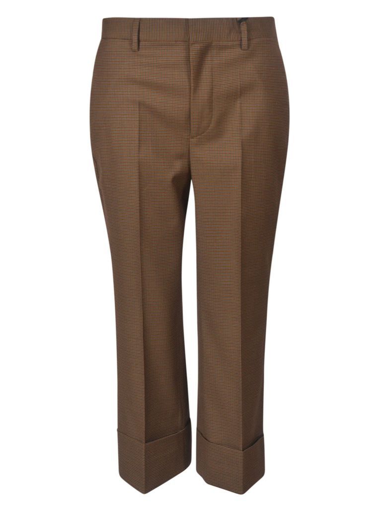 Cuff Cropped Trousers
