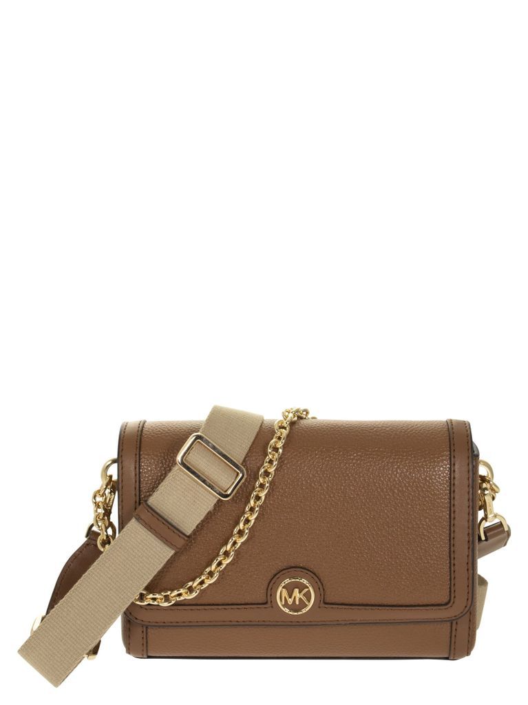 Freya - Small Convertible Shoulder Bag In Grained Leather