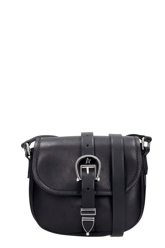 Rodeo Shoulder Bag In Black Leather