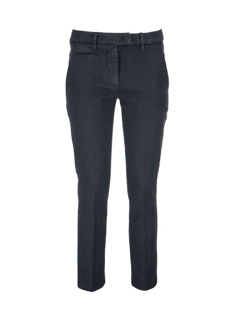 Perfect - Slim-fit Trousers In Linen And Cotton