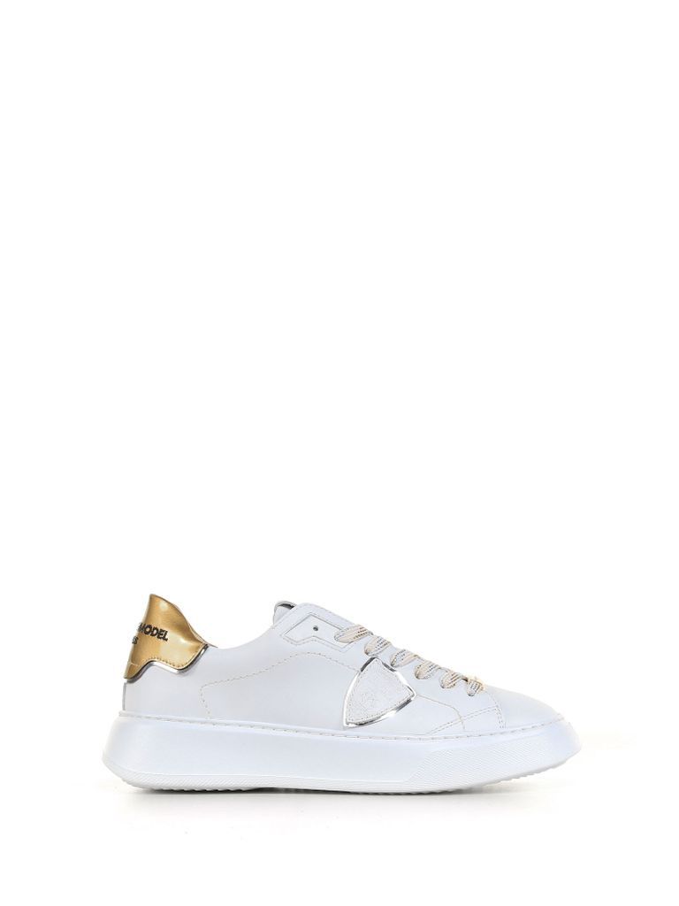 Temple Low Sneaker In Leather