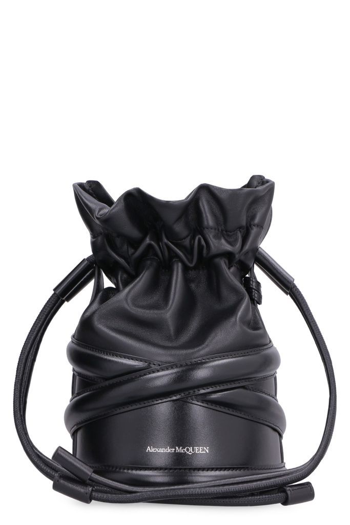 The Soft Curve Leather Bucket Bag