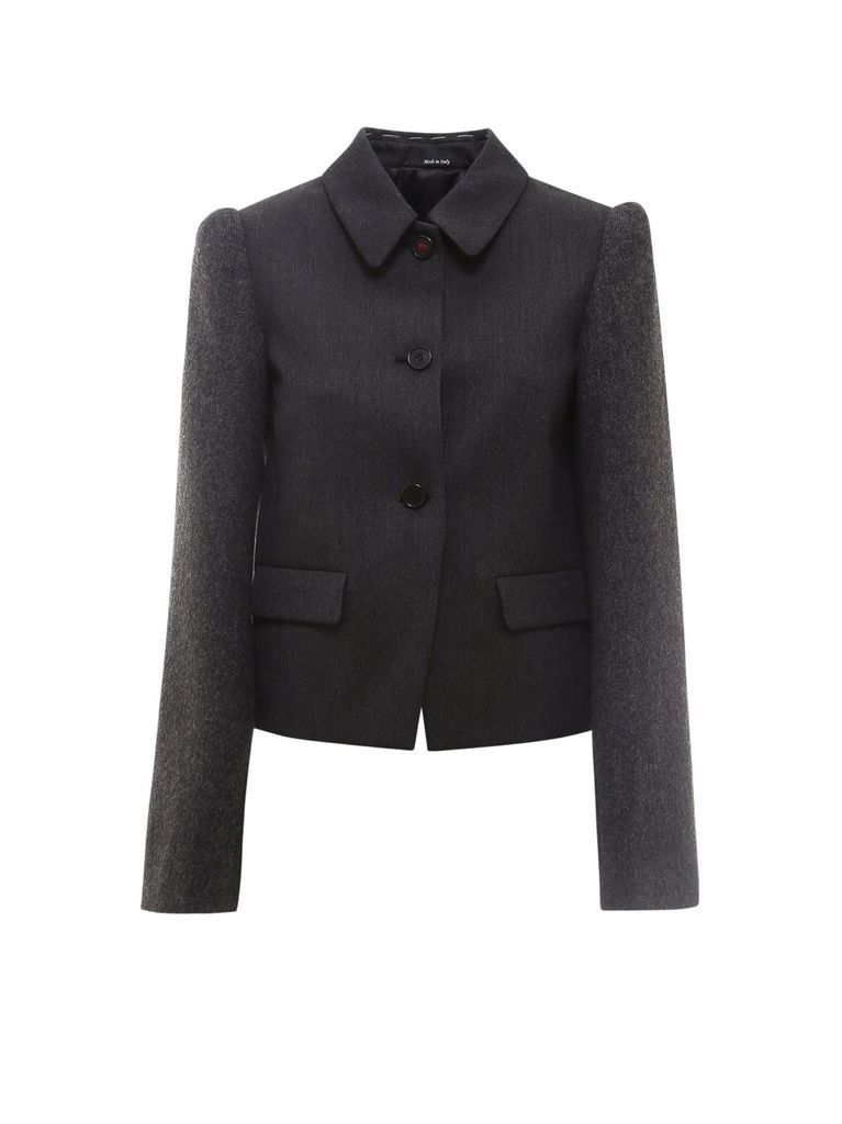 Panelled Single Breasted Blazer