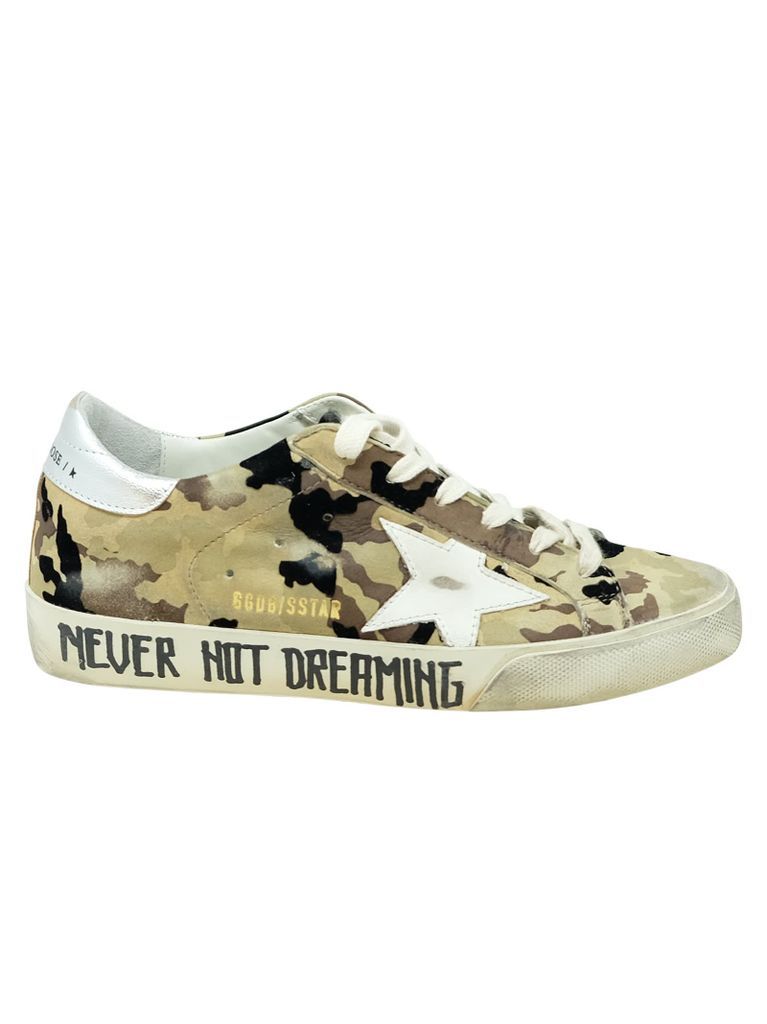 Camou Leather Superstar Sneakers