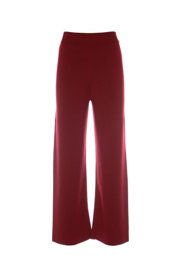 Crest Logo Flare Trousers