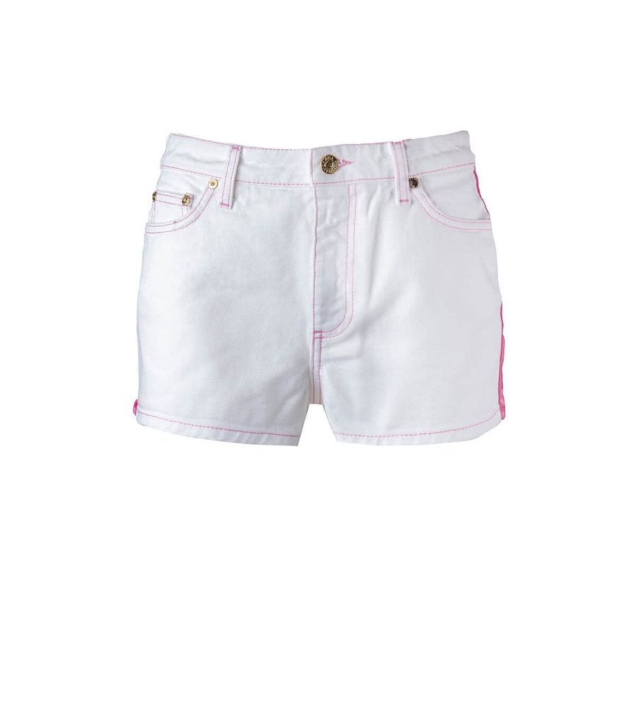 Logomania White Pink Shorts