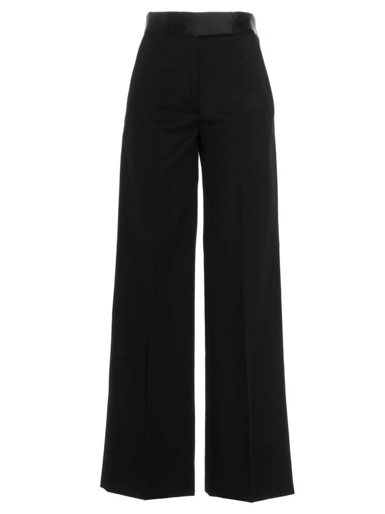 Satin Wool Pants