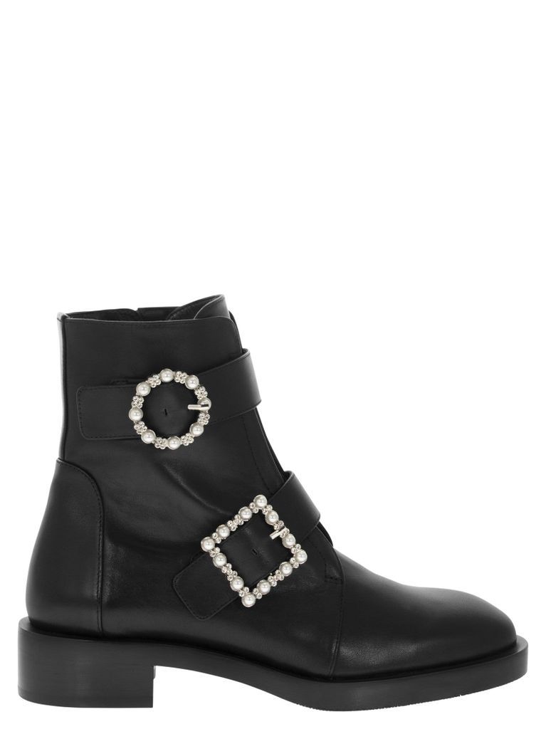 Ryder Pearl Geo - Ankle Boot With Buckles