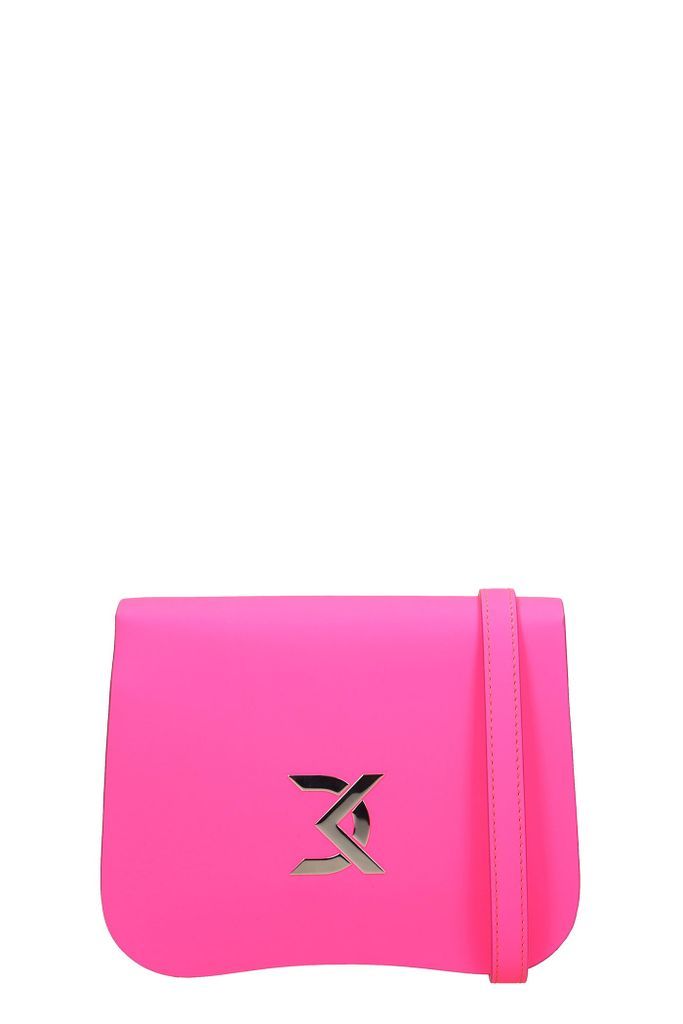 Shoulder Bag In Fuxia Leather