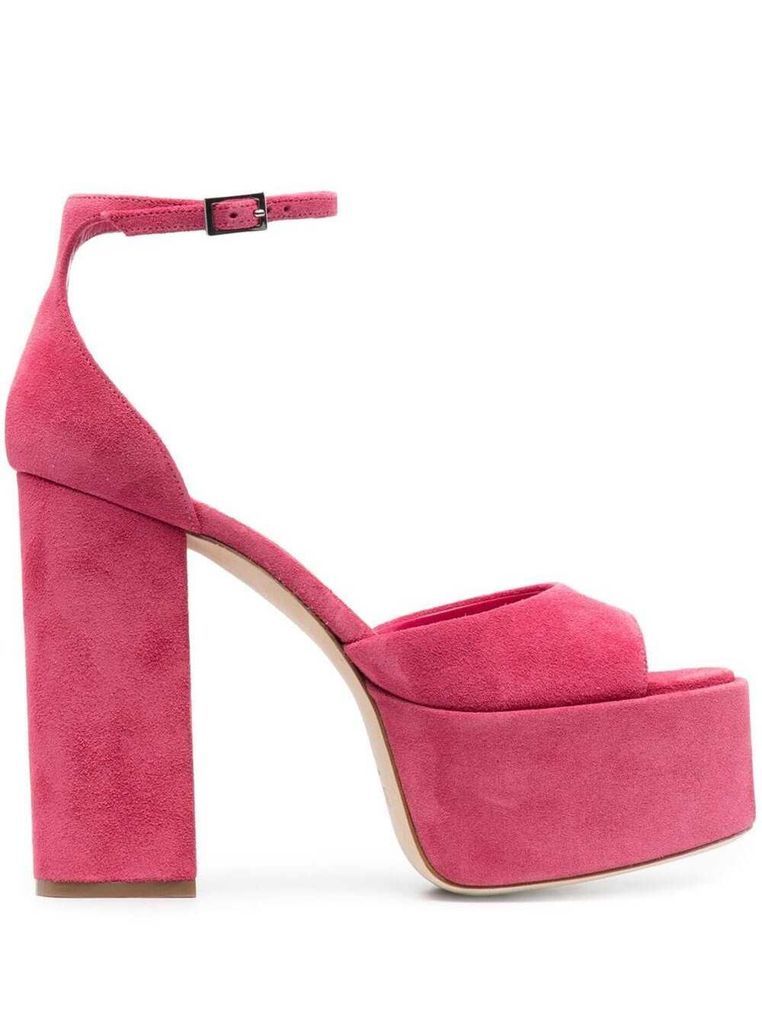 Womans Tatina Pink Suede Sandals
