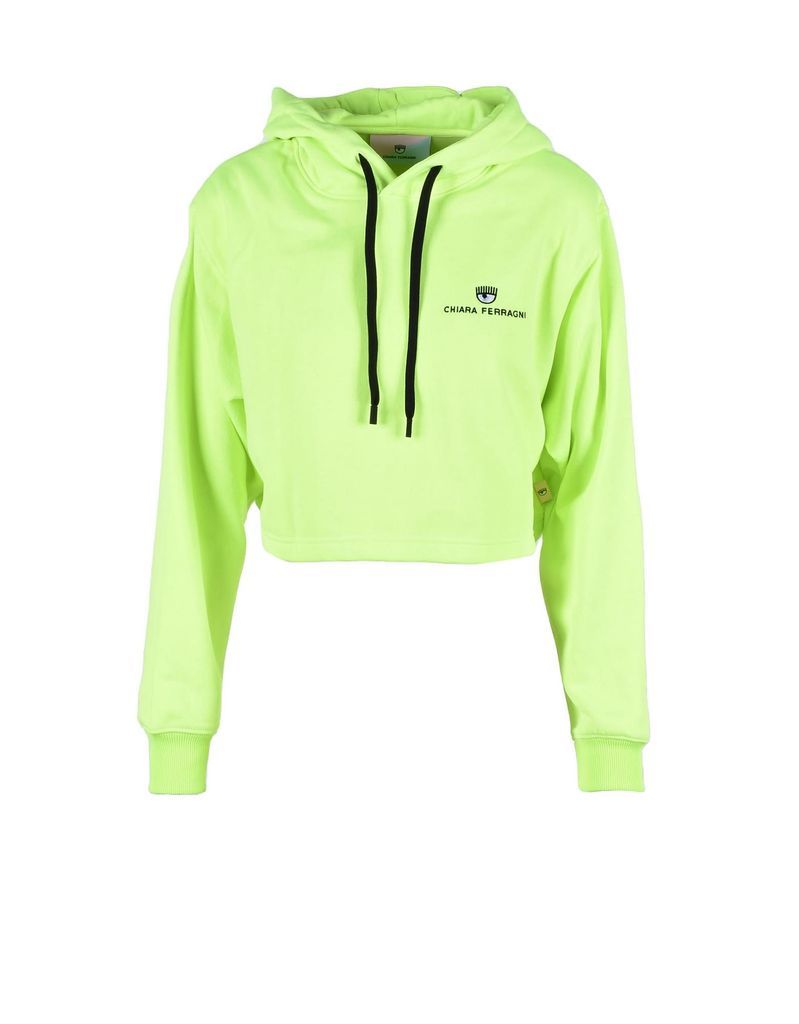 Womens Verde Fluo Sweatshirt