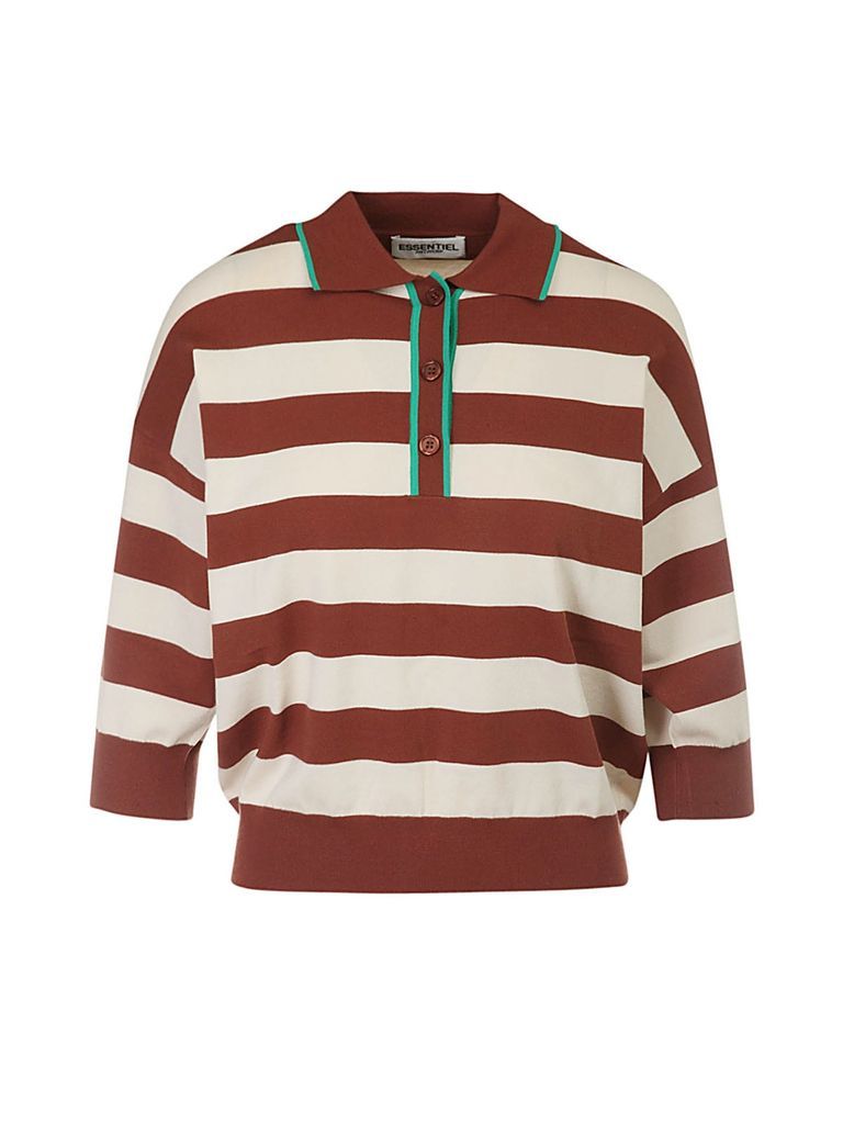 Beat Striped Polo Sweater