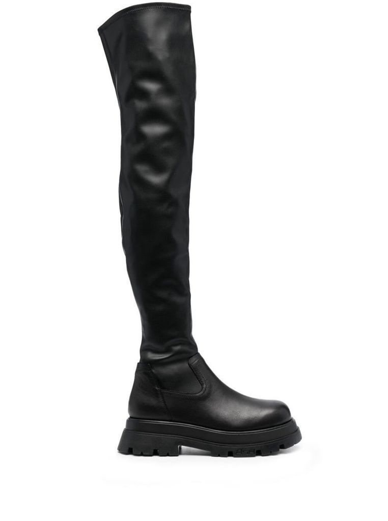 Egoist Mustang Stretch Nappa Over The Knee Boot