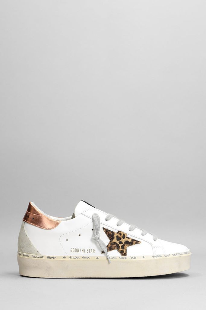 Hi Star Sneakers In White Leather