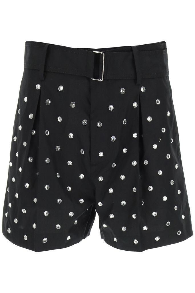 Jewel Shorts With Crystals