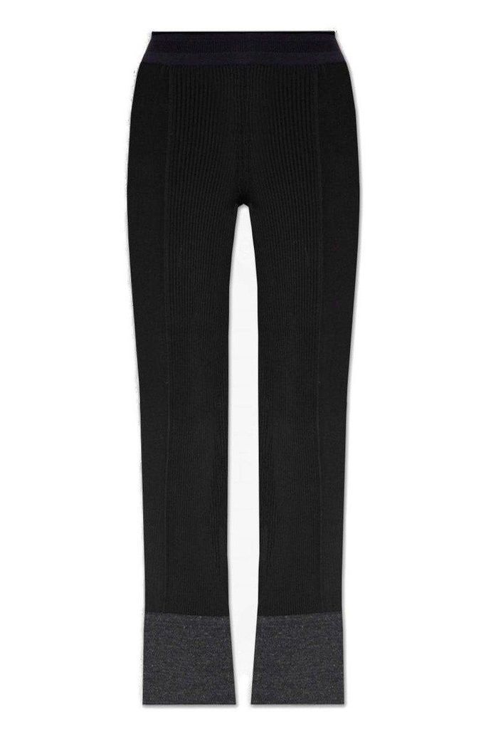 Elastic Ribbed Trousers