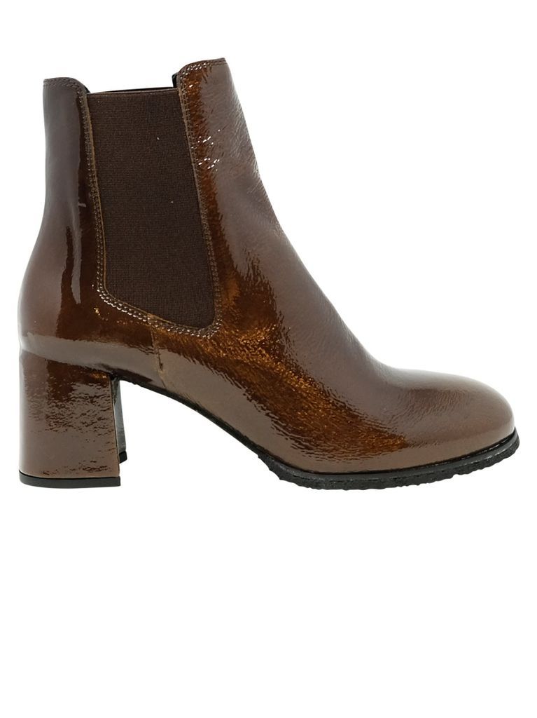 Roberto Del Carlo Patent Leather Holly Boots