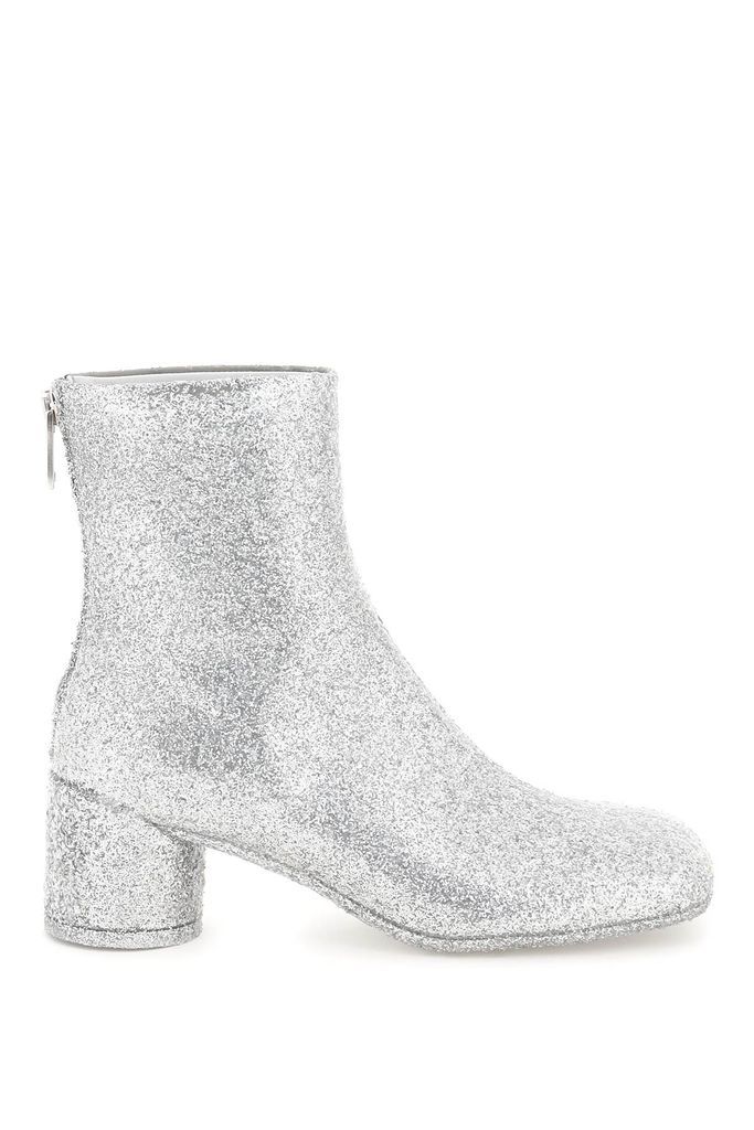 Glittered Ankle Boots