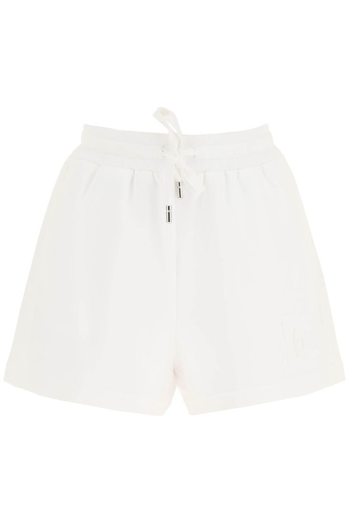 Jersey Shorts With Embossed Logo