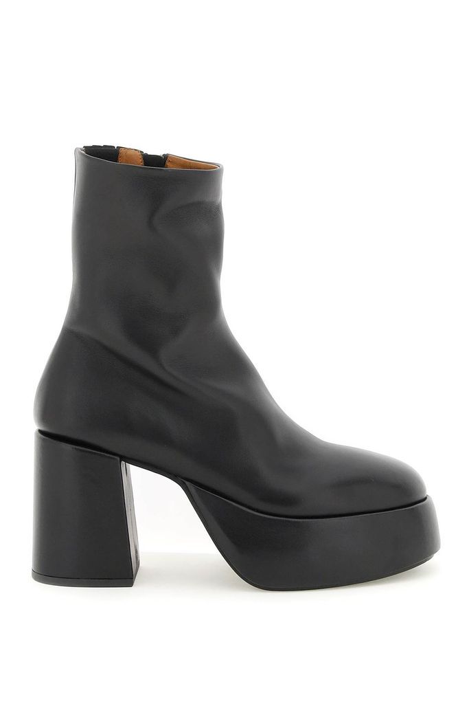 Tacplat Leather Ankle Boots