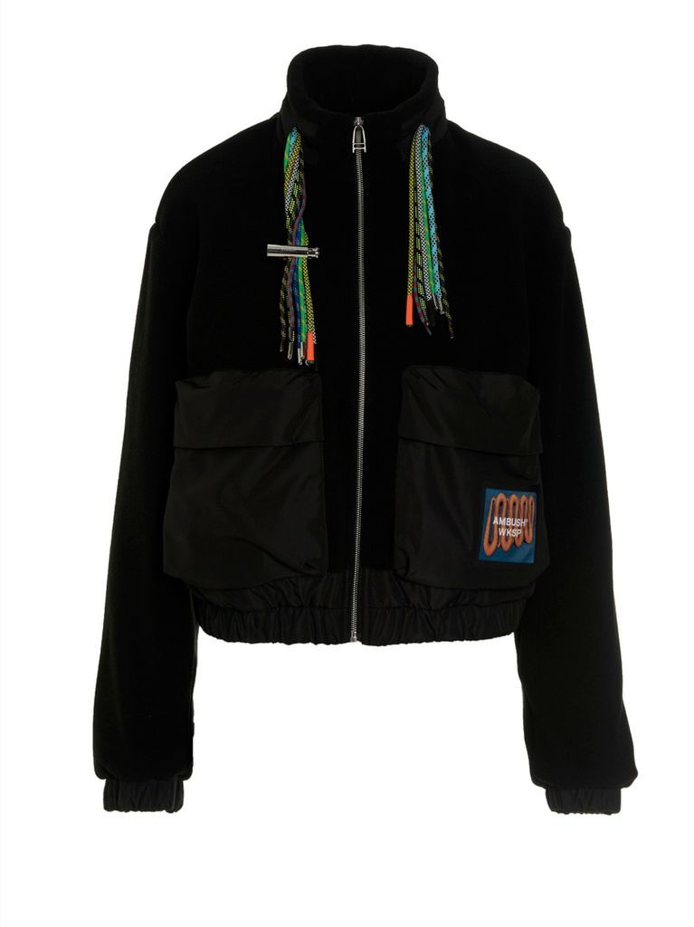 Multi Drawstring Fleece Jacket