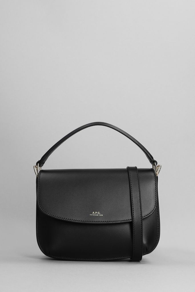 Sarah Hand Bag In Black Leather