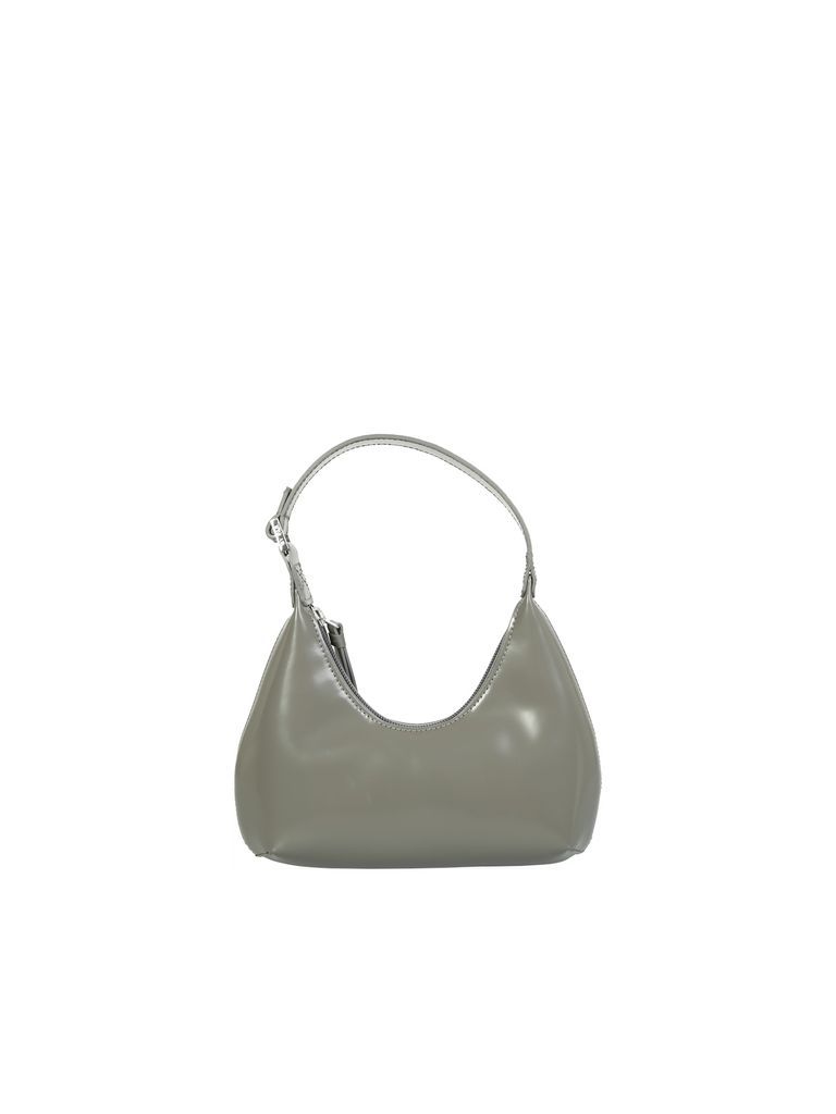 Baby Amber Cement Semi Patent Leather Bag