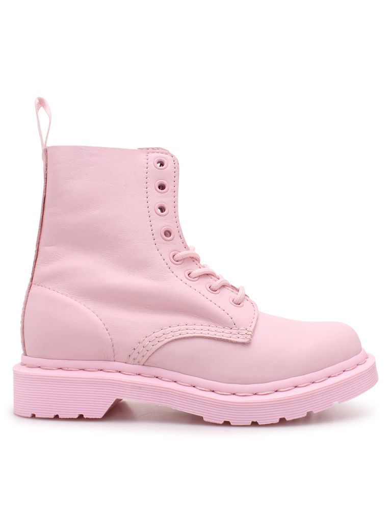 1460 Pascal Pink Leather Ankle Boots