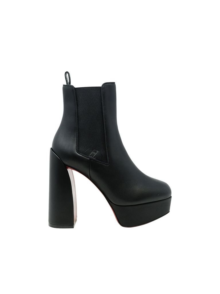 Black Leather Movidastic 130 Calf Ankle Boots
