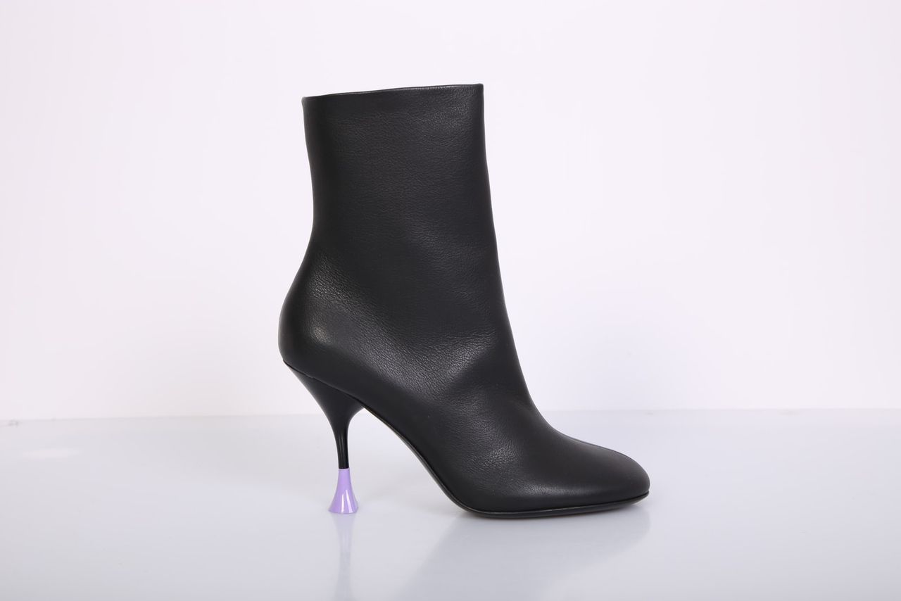 Black Lidia Ankle Boots